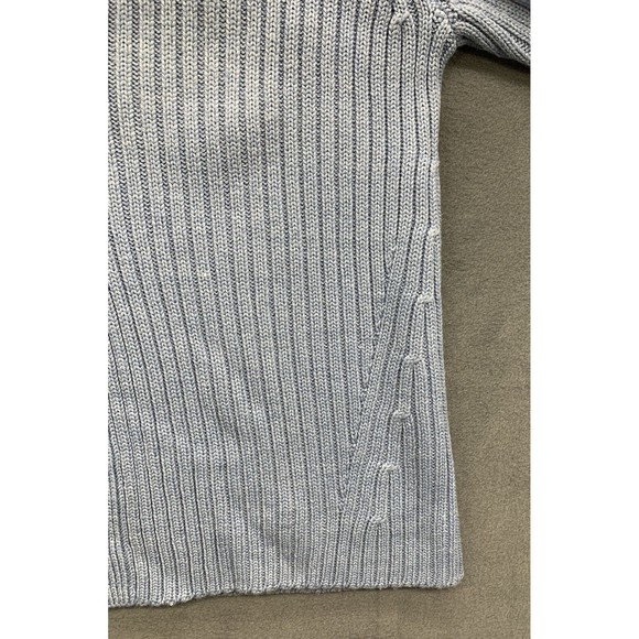 Ann Taylor Cardigan Sweater Women’s X-LARGE Baby Blue 2 Button Ribbed V-Neck USA - Picture 12 of 16